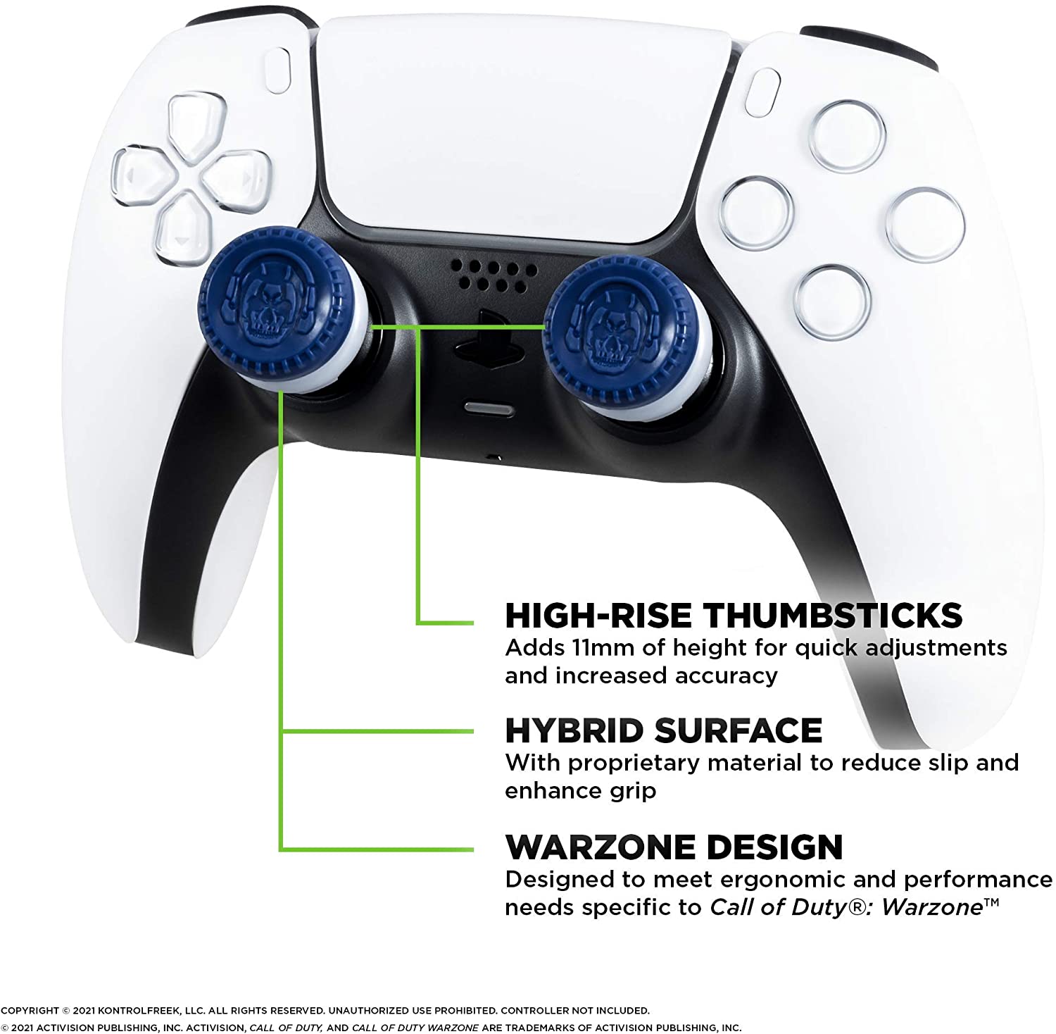 PS4/PS5 Thumb Grips - Call of Duty Warzone (Kontrol Freek)