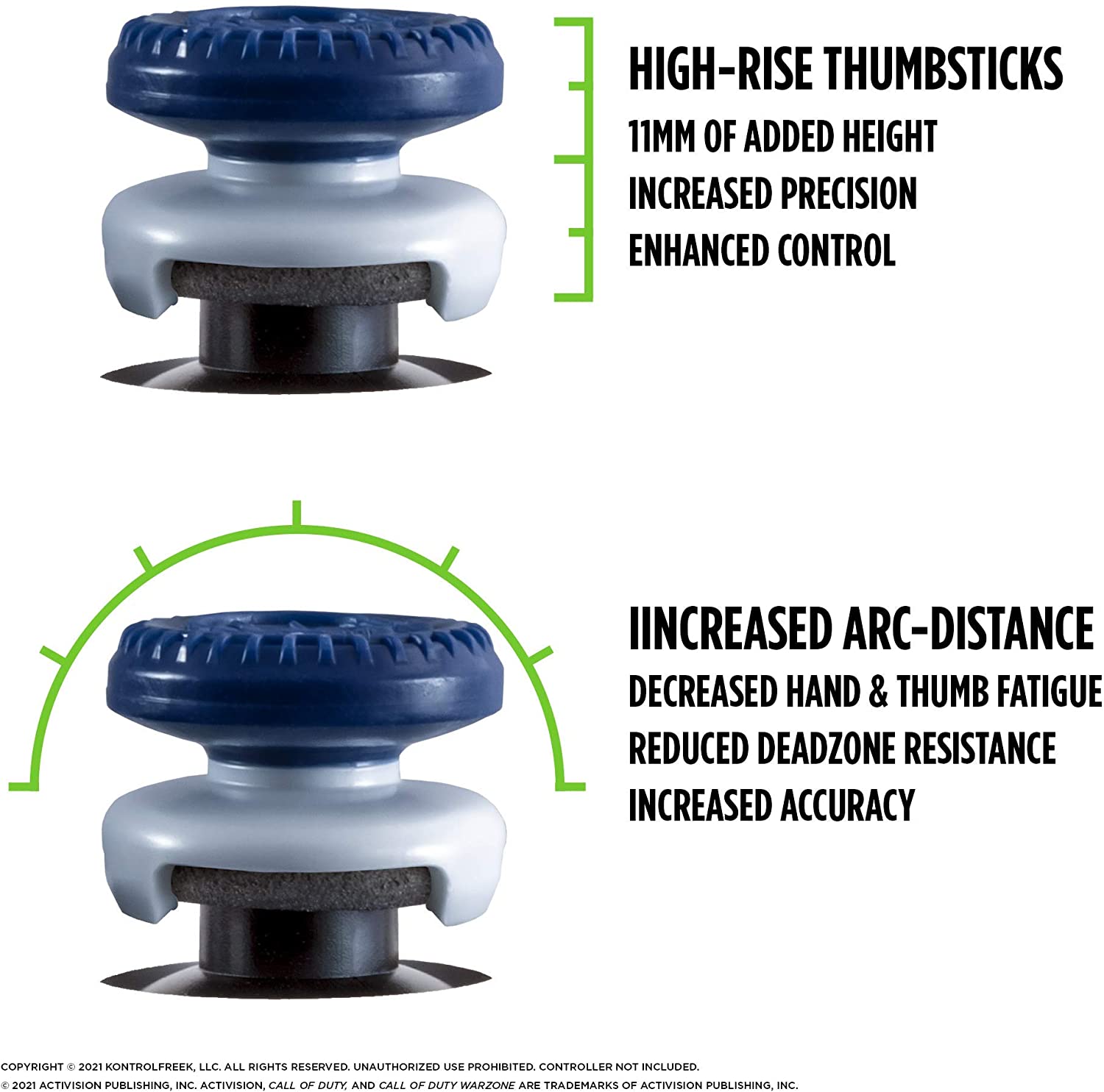 PS4/PS5 Thumb Grips - Call of Duty Warzone (Kontrol Freek)