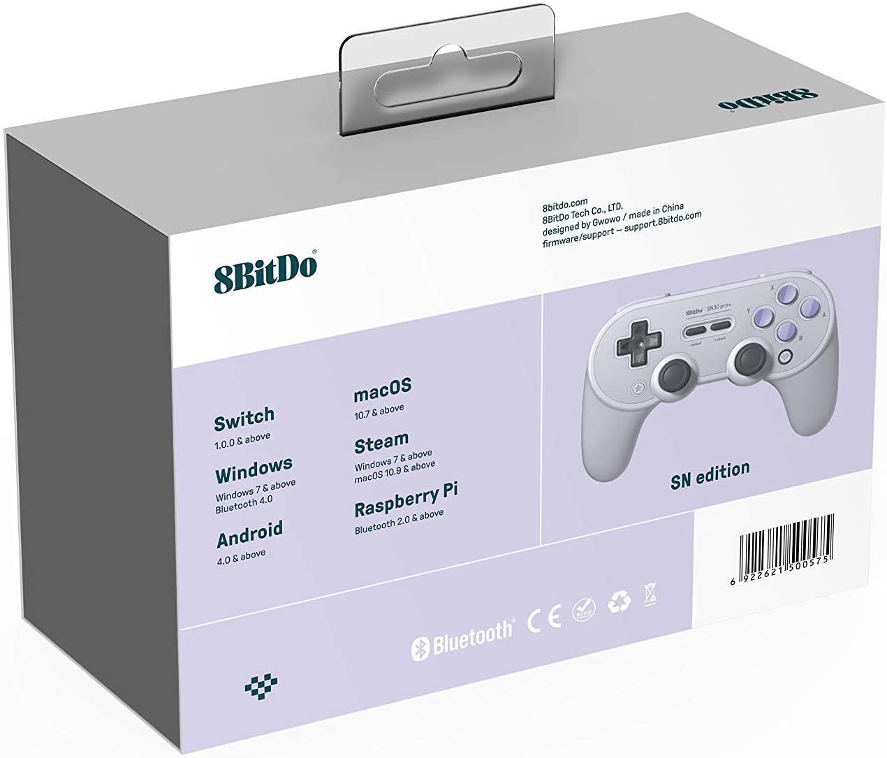8BitDo SN30 Pro+ Bluetooth Gamepad (SNES Edition)
