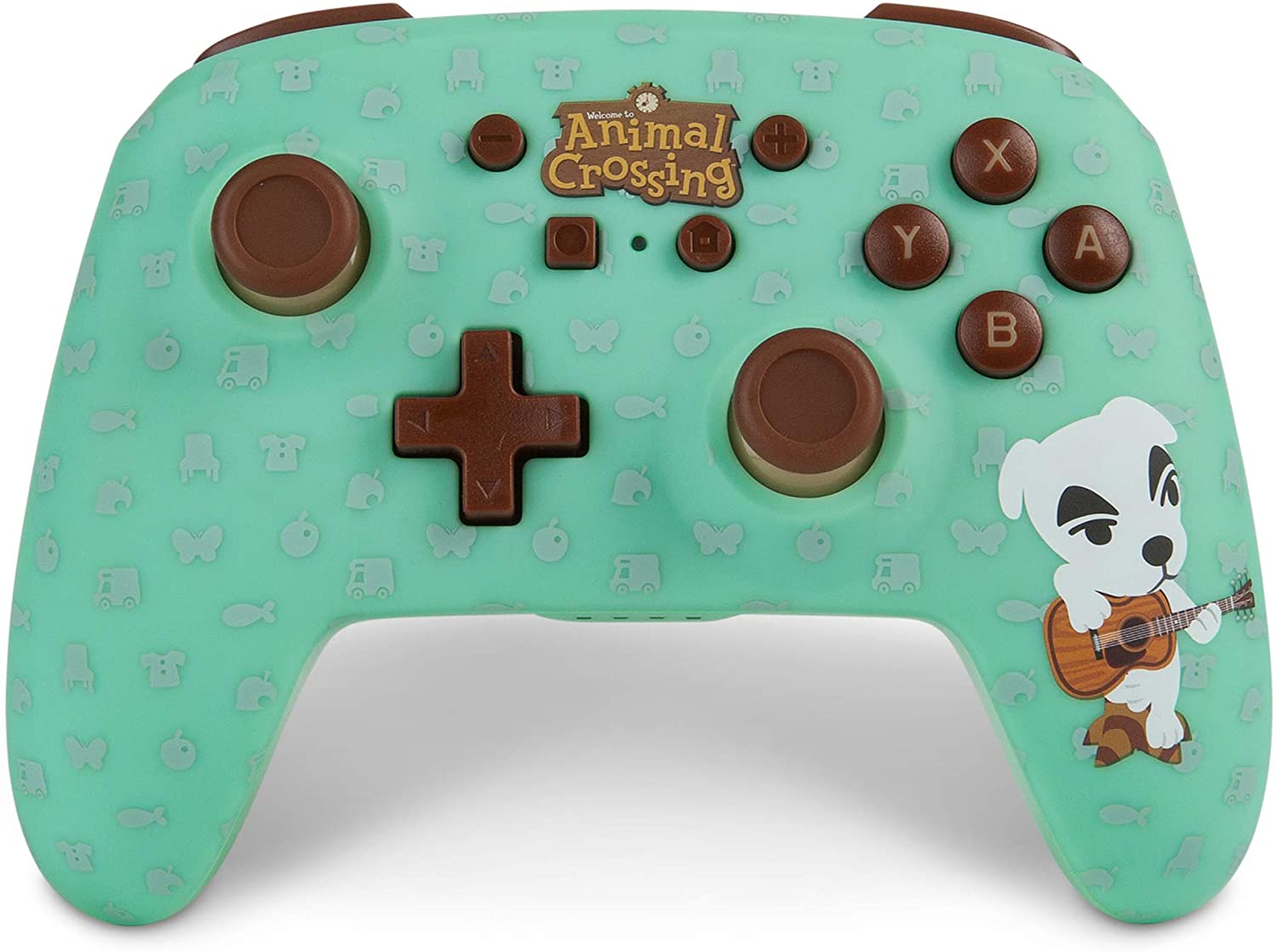 Nintendo Switch KK Slider Animal Crossing Enhanced Wireless Controller - Green/Brown