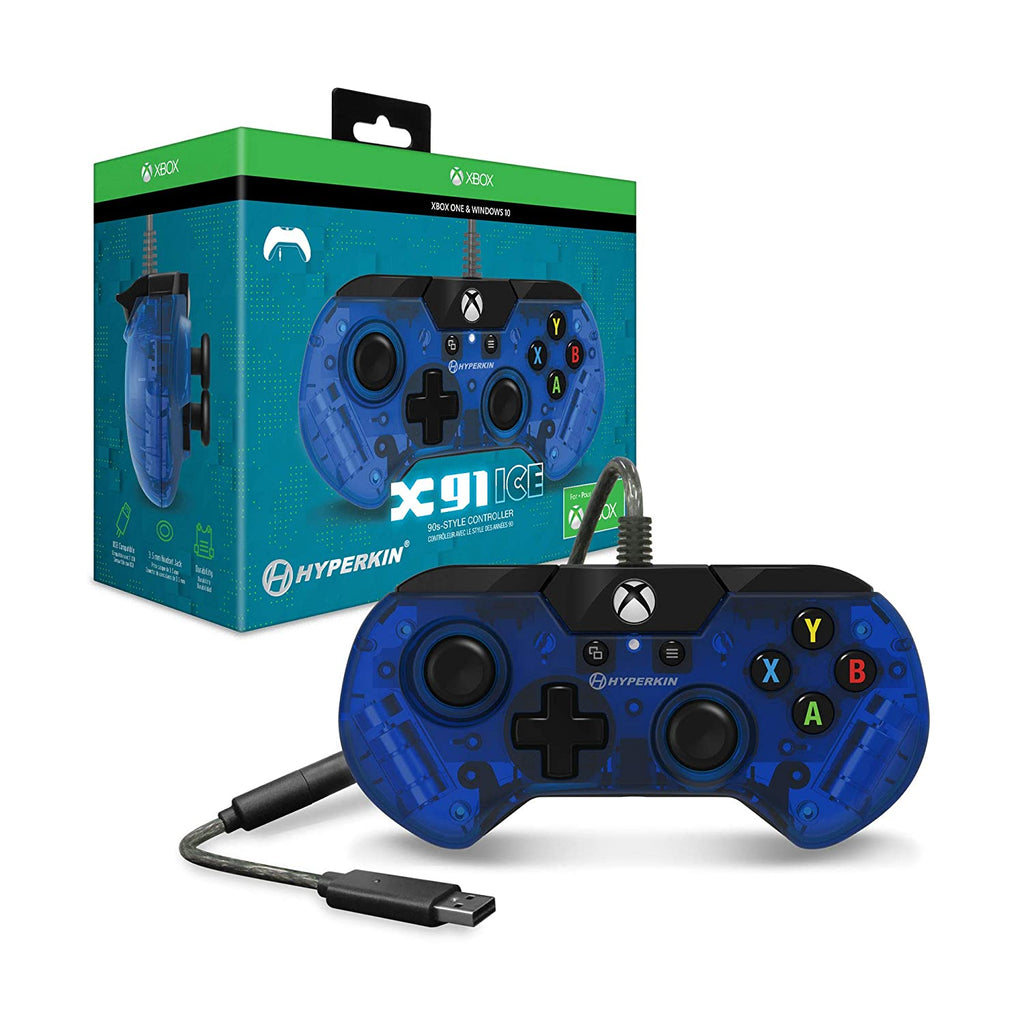 X91 Ice Wired Controller (Pacific Blue) Hyperkin