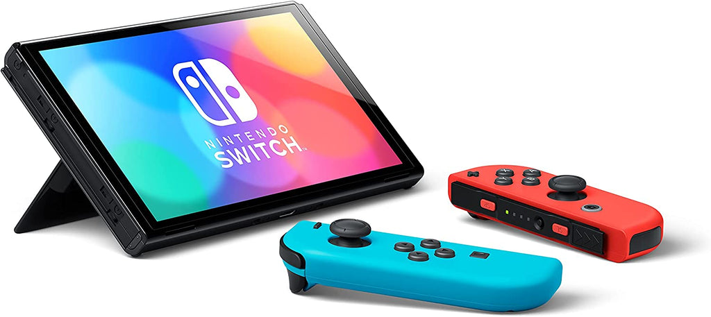 NINTENDO SWITCH (OLED) RED/BLUE JOYCONS $449.99