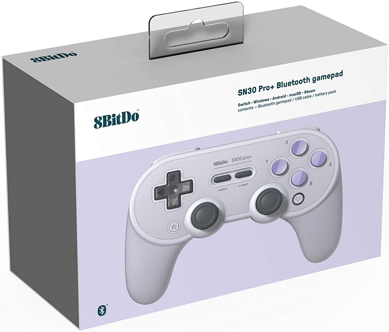 8BitDo SN30 Pro+ Bluetooth Gamepad (SNES Edition)