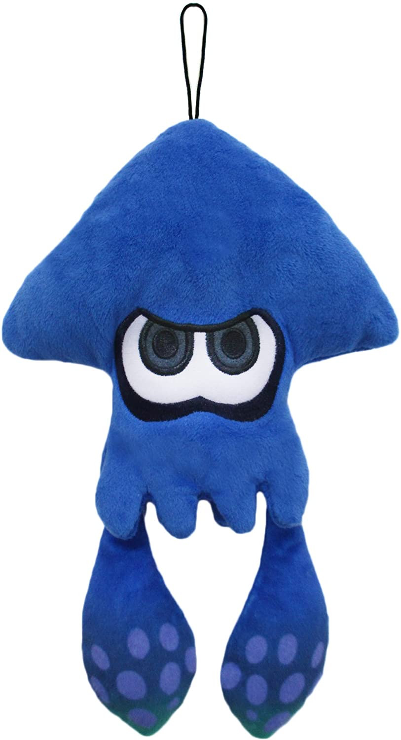 Plush - Inkling Squid Dark Blue/Purple 9"