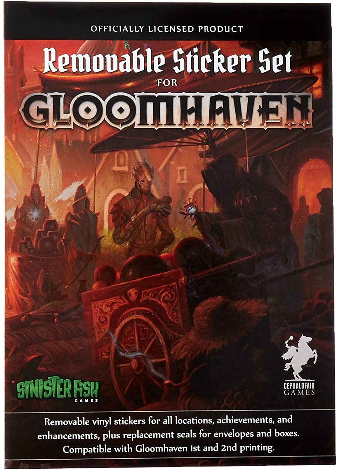 Gloomhaven - Removable Sticker Set Gloomhaven - Removable Sticker Set