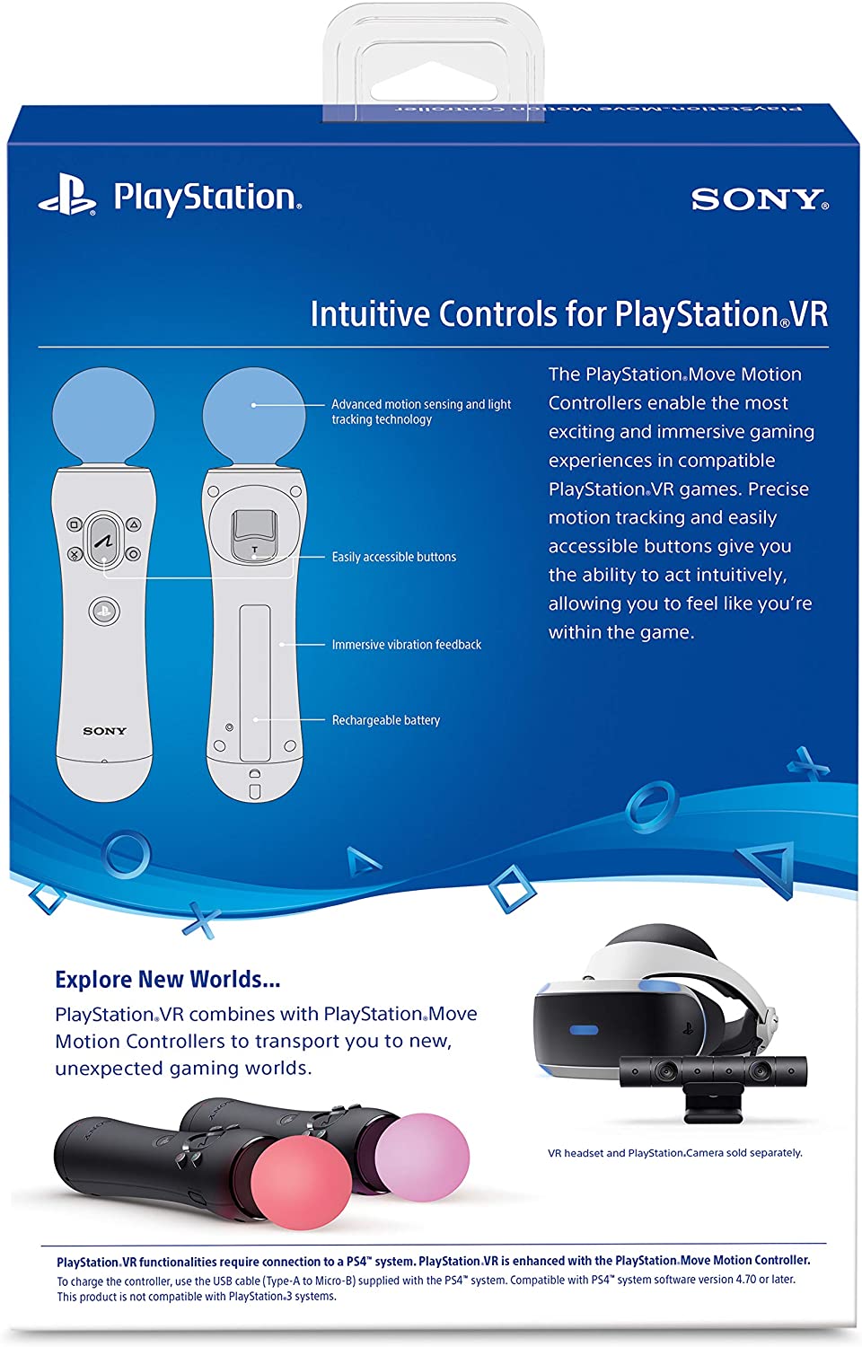 PlayStation Move Motion Controllers - Two Pack