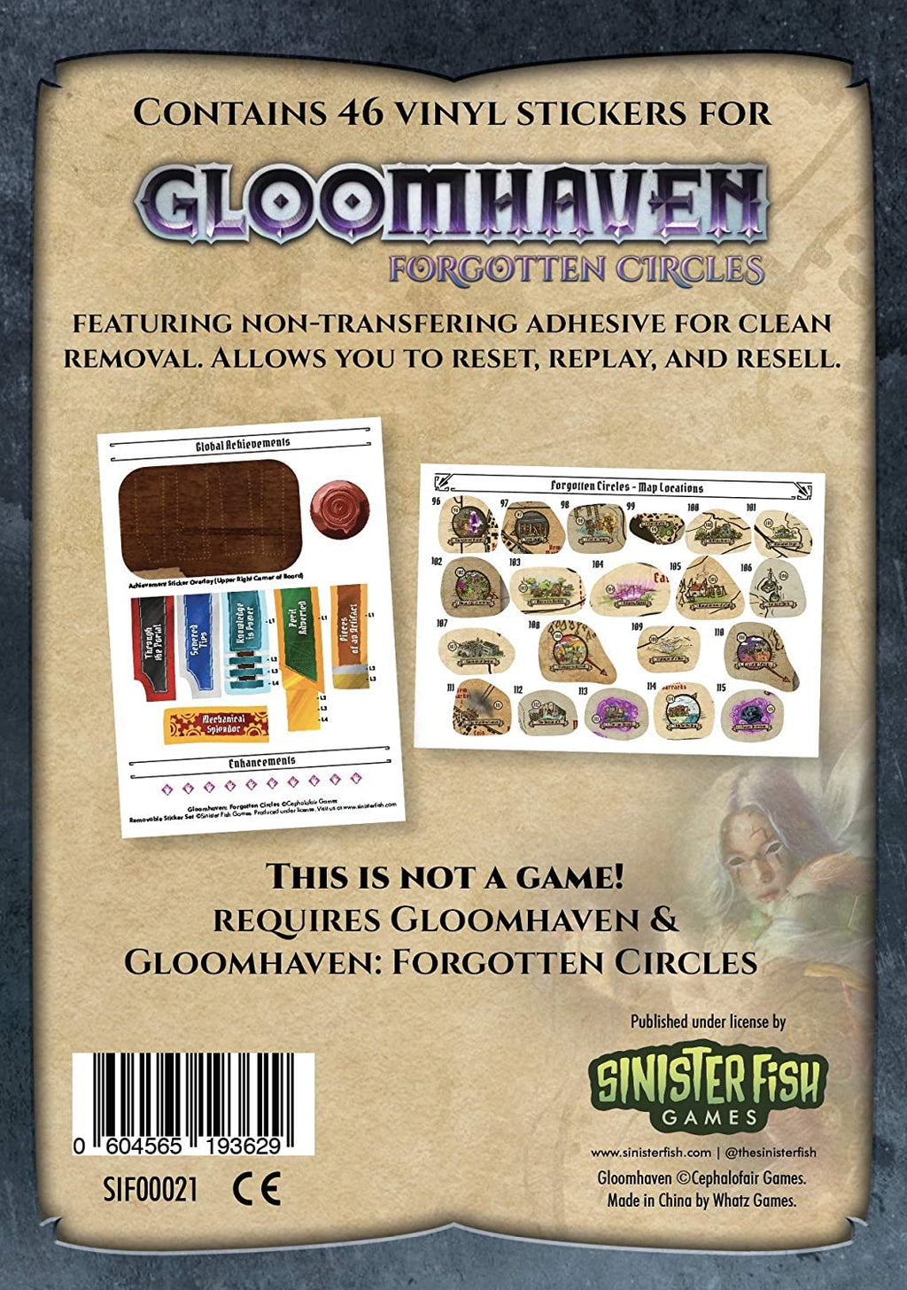 Gloomhaven: Forgotten Circles Sticker Set