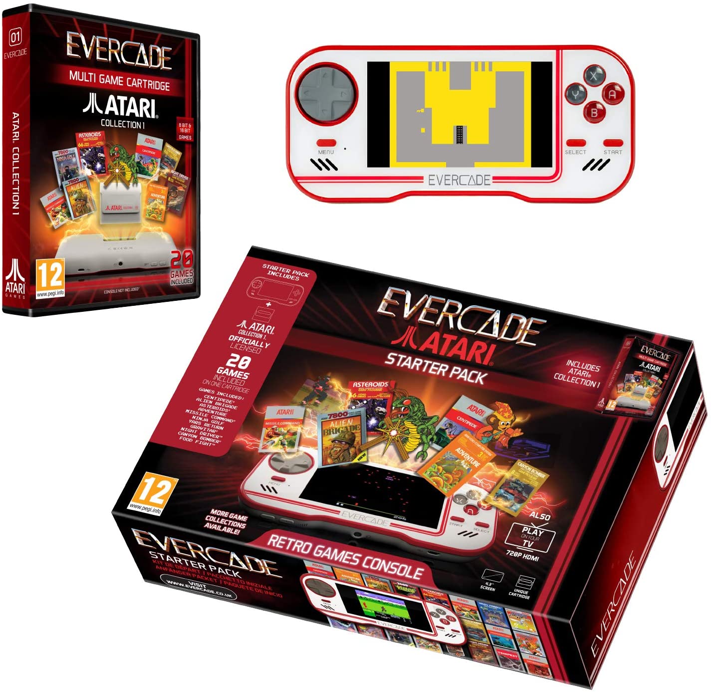 Evercade Handheld System (Starter Pack)