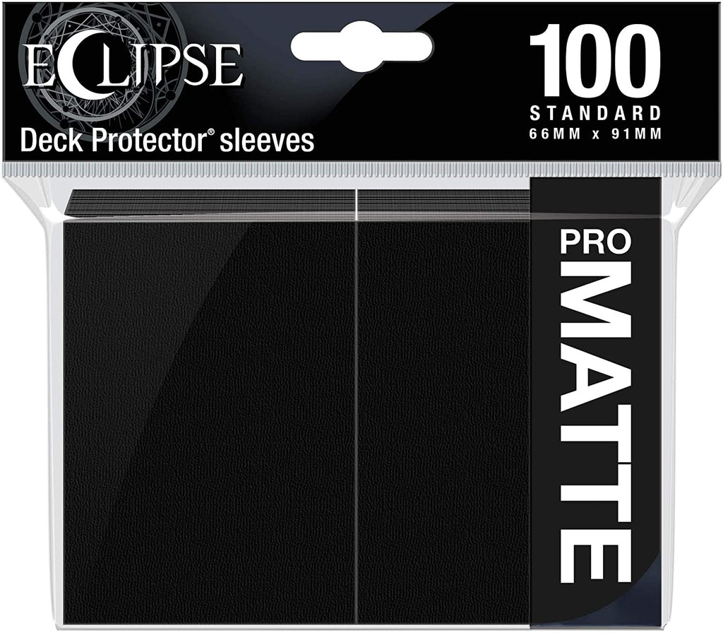 Eclipse Deck Protector Sleeves - Pro Matte (Black)