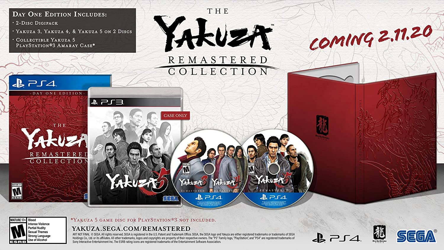 Yakuza Remastered Collection (3,4,5)