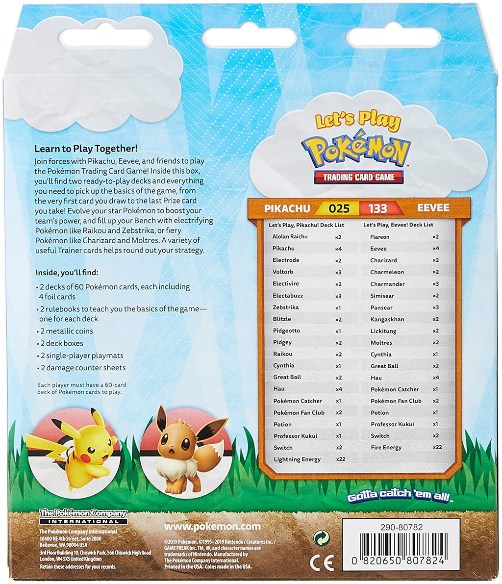 Pokemon TCG - Let's Play Pikachu/Eevee Starter Ki