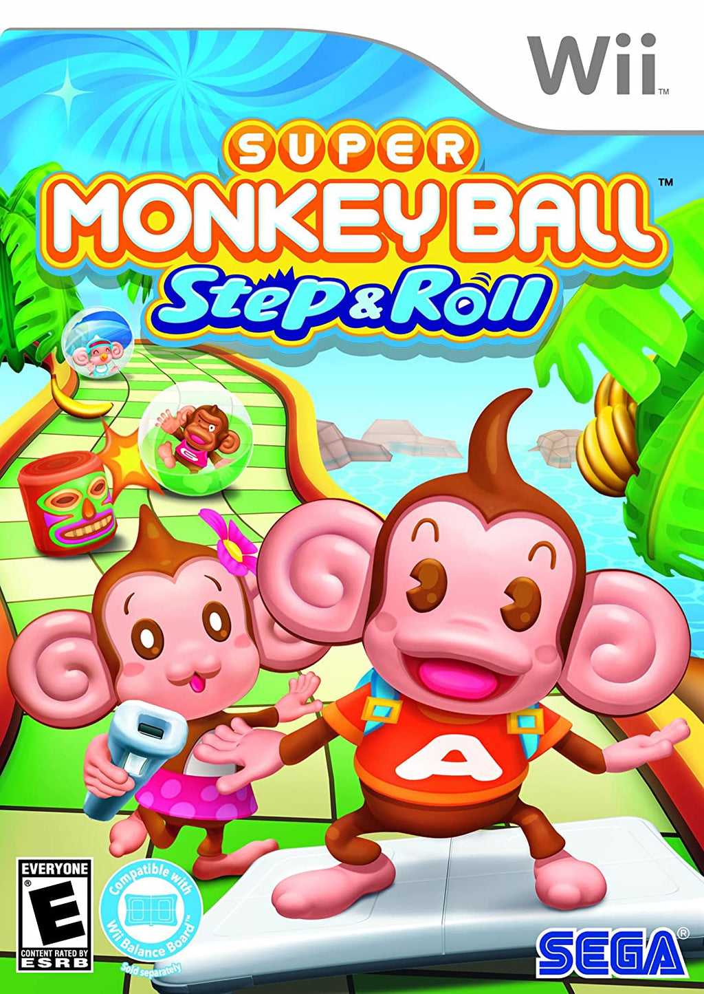 Super Monkey Ball Step & Roll  Wii (Pre-Owned )