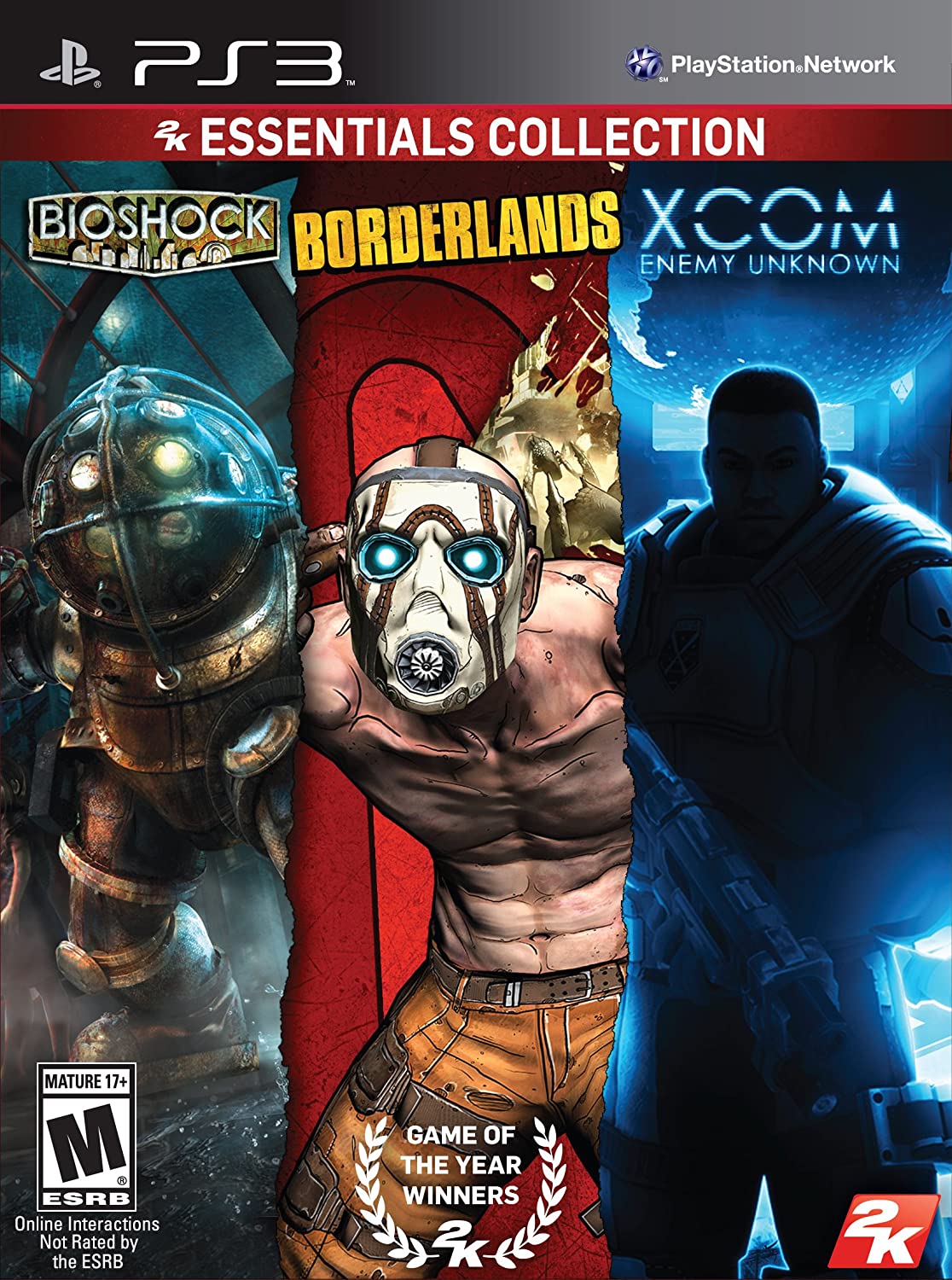 2K Essentials: Bioshock Borderlands & XCOM( Pre-Owned )