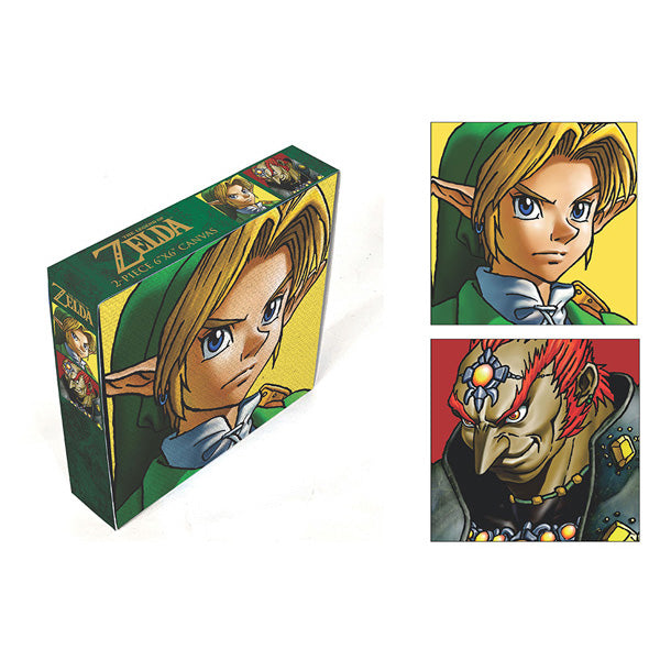Link & Ganondorf 6x6" Canvas 2-Pack"