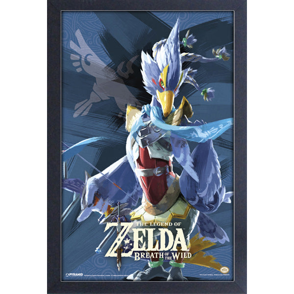 LOZ Breath of the Wild Champion Revali Framed