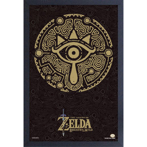 LOZ BOTW Sheikah Eye Framed