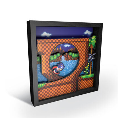 Sonic Loop 9 Pixel Frame 3D
