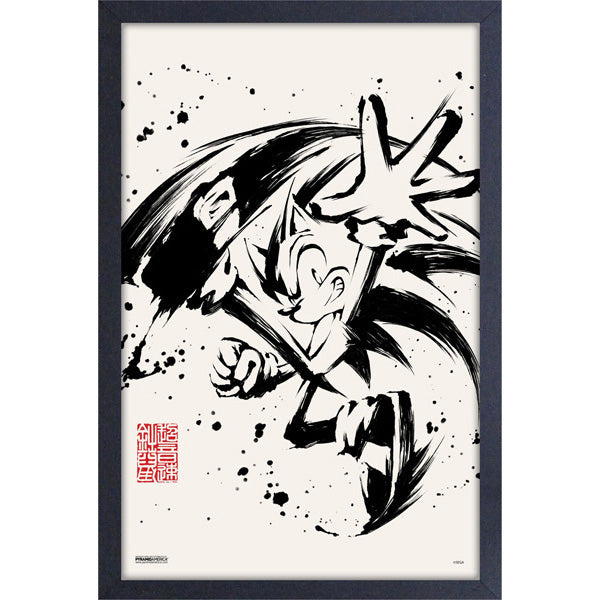 Sonic Inked Framed