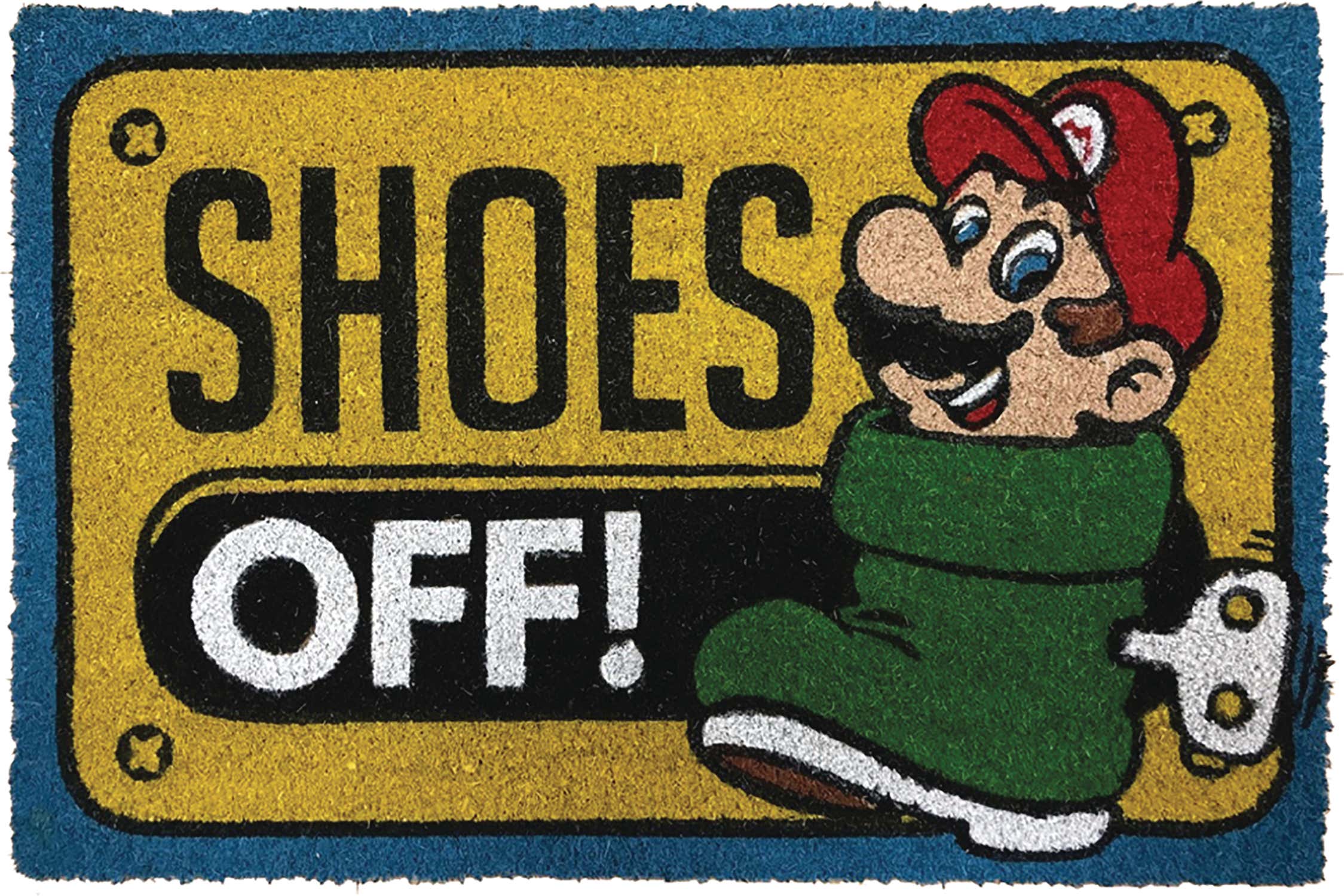 Doormat :  Super Mario  Shoes Off