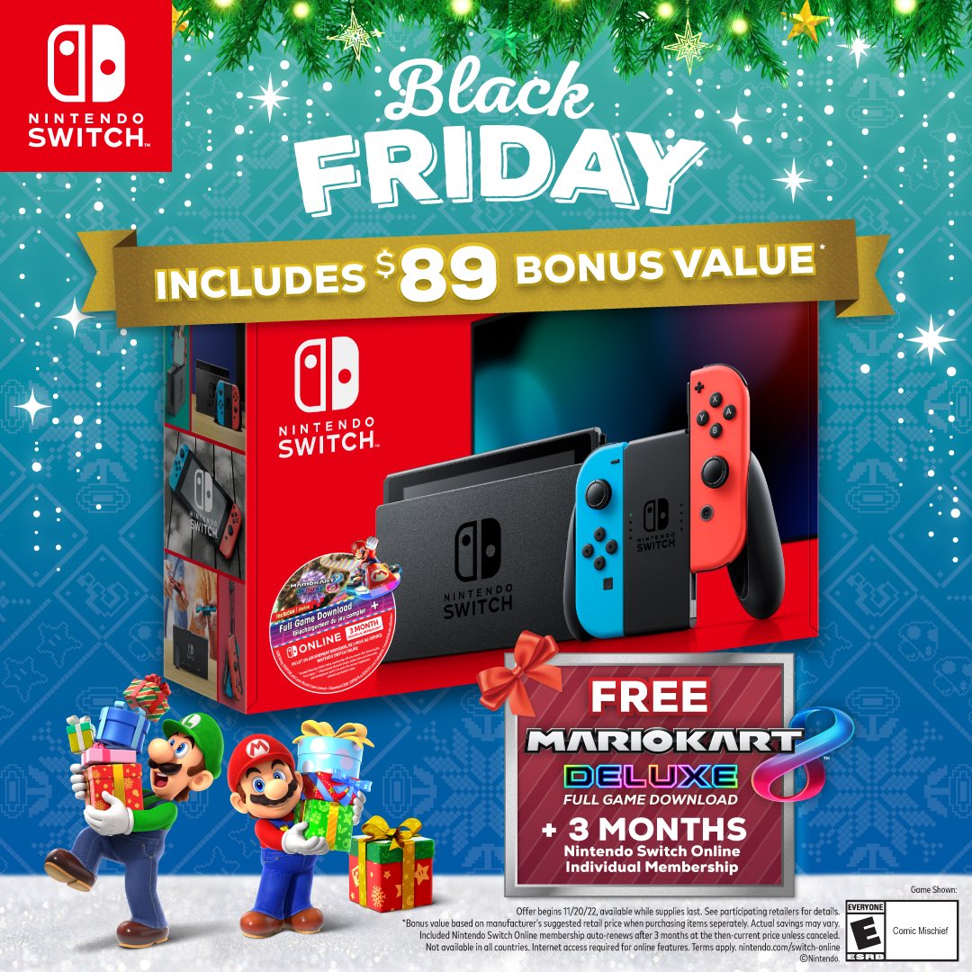 Black Friday Deals Nintendo Switch Price Cyber Monday Cyber Monday