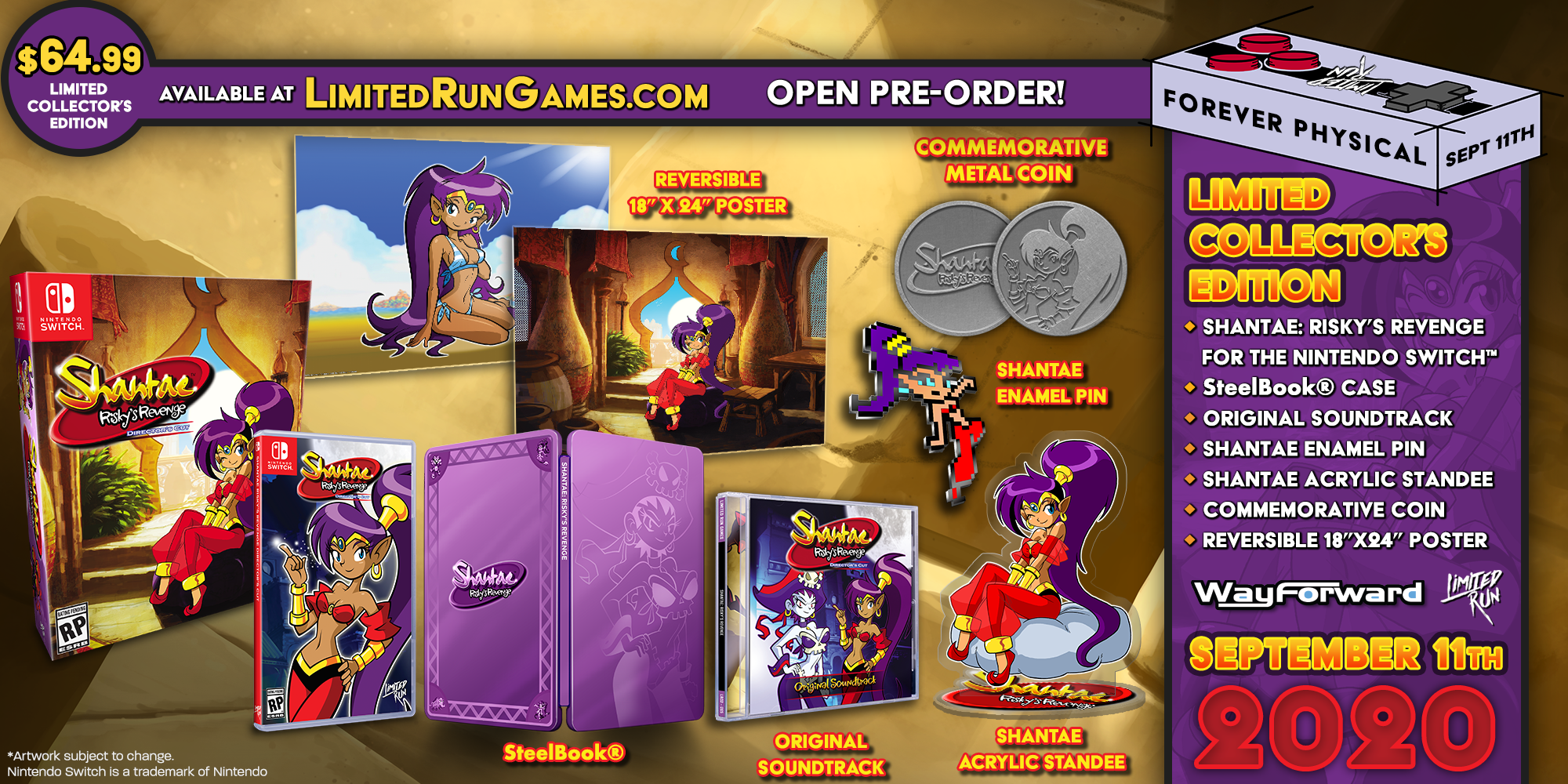 Shantae Risky's Revenge Collector's Edition (LRG # 84)