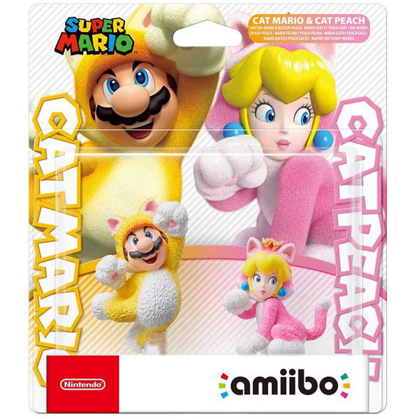 Amiibo - Cat Mario & Cat Peach (Import)