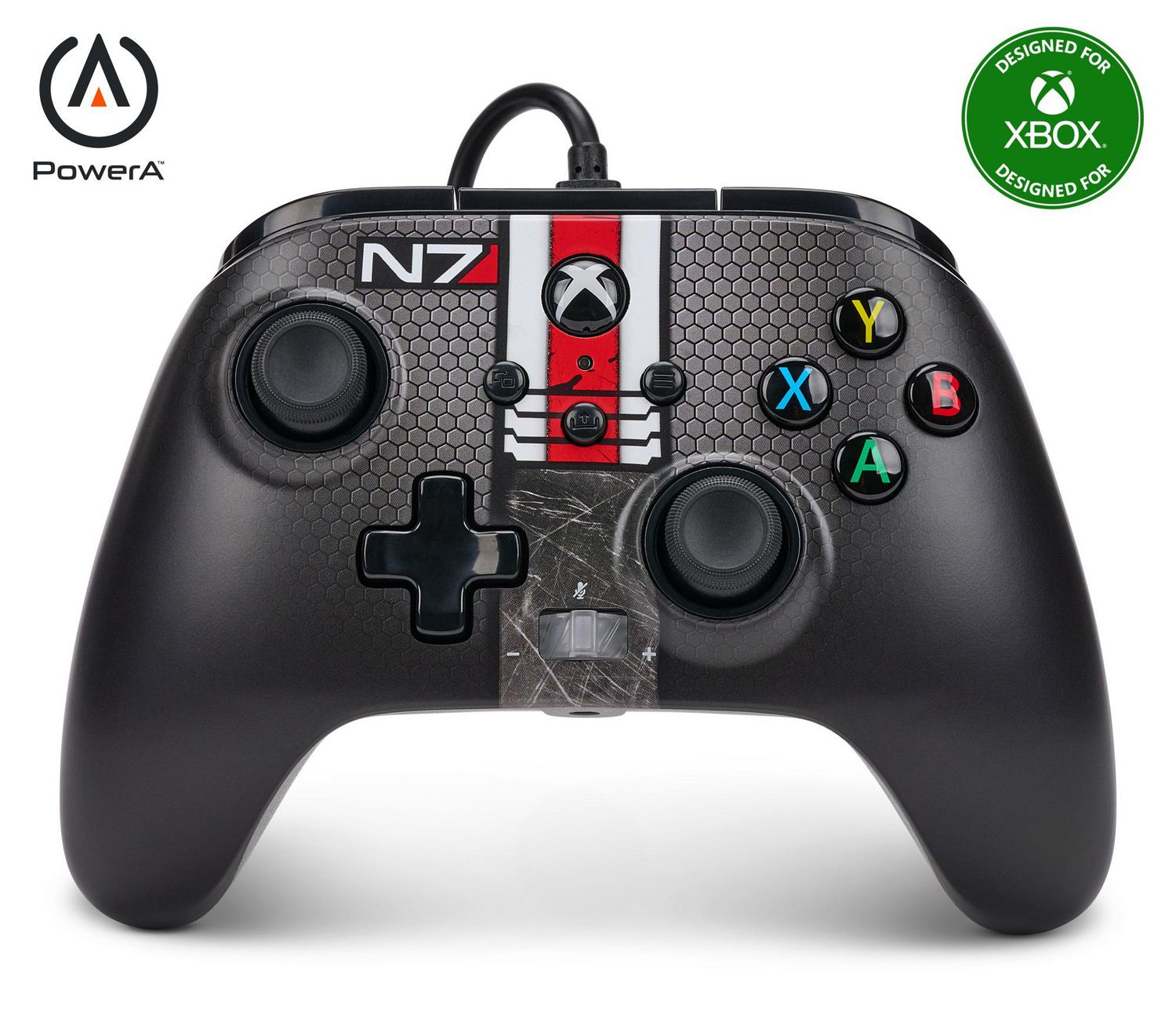 Enhanced Wired Controller for Xbox Series X|S – Mass Effect N7 (PowerA)