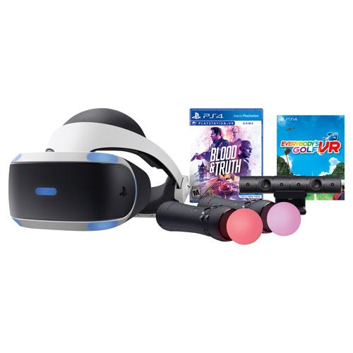 P4-Playstation VR Headset (Blood & Truth / Everybody's Golf)
