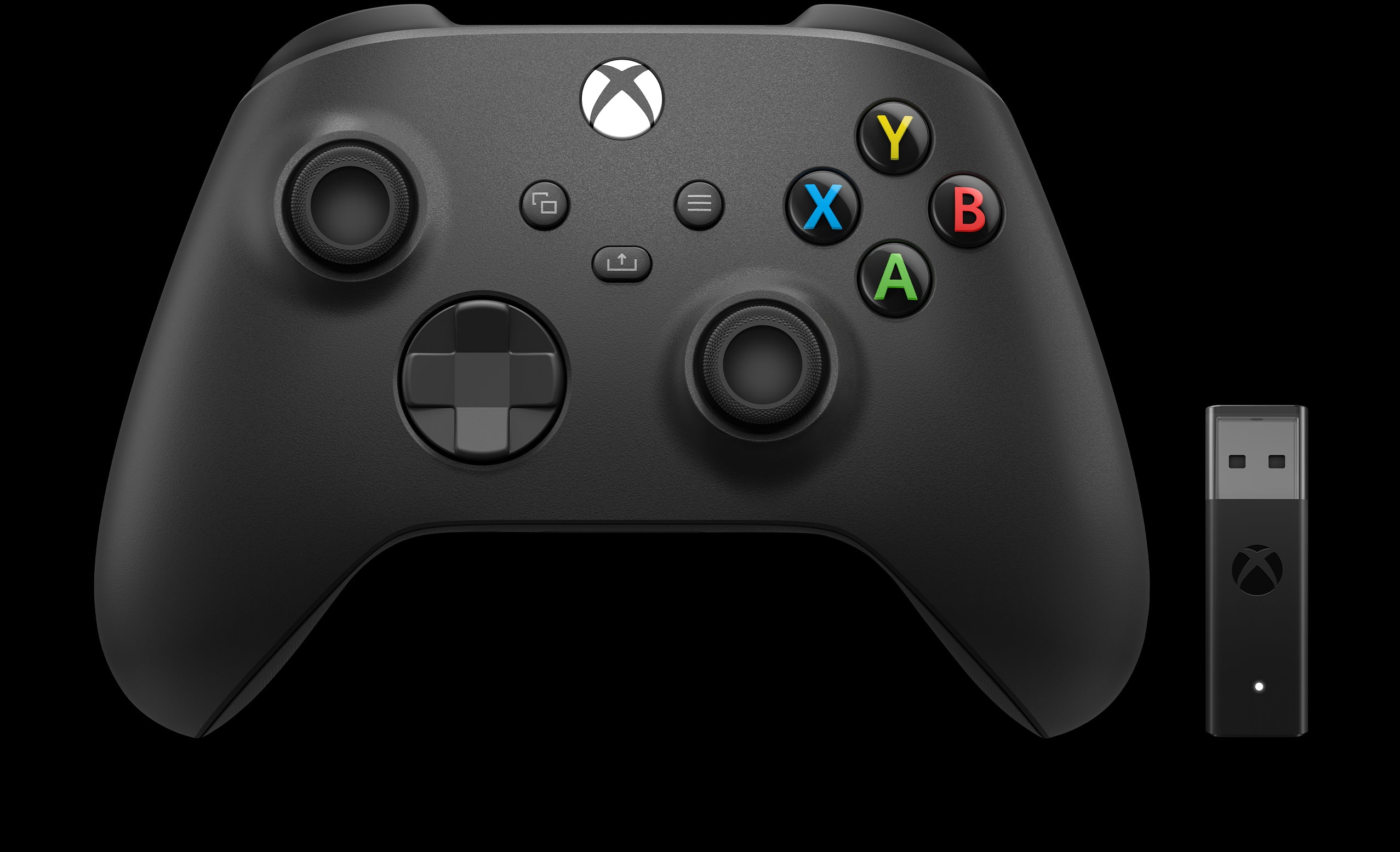 XBOX CONTROLLER W/ WIRELESS ADAPTER FOR WIN10 PC