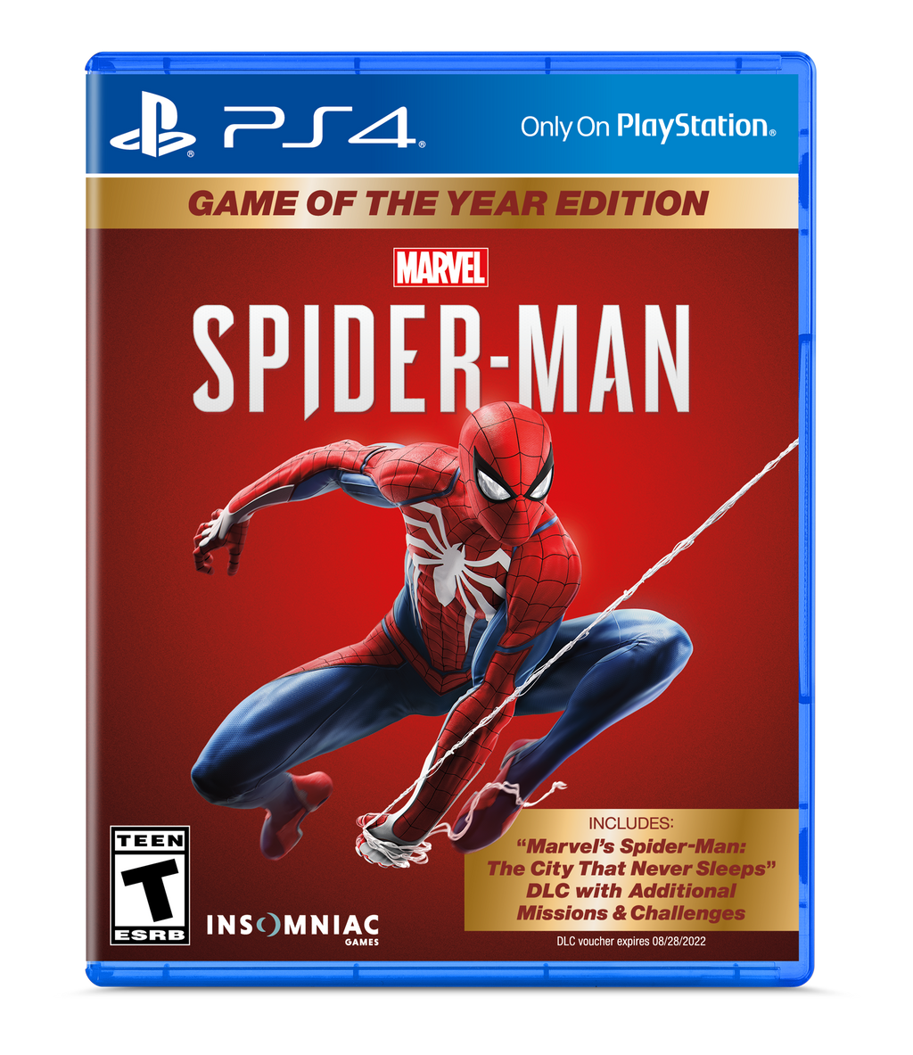 Spiderman (GOTY edition) (DLC codes)