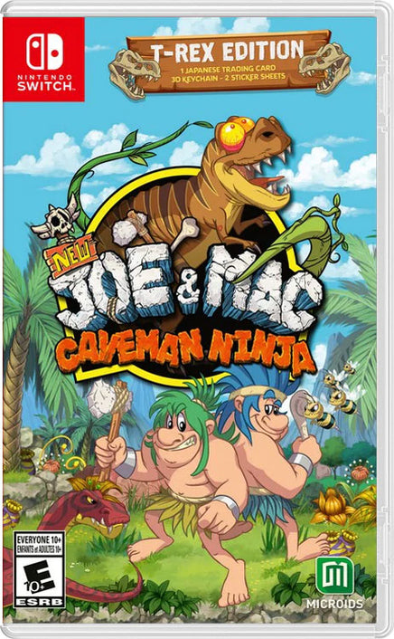 NEW JOE & MAC CAVEMAN NINJA (T-REX EDITION)