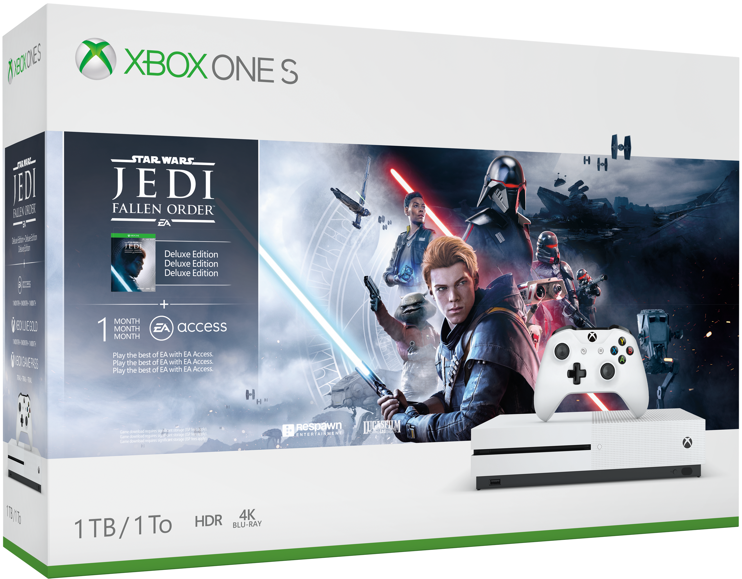 X1-Sys Xbox One S 1tb (Jedi: Fallen Order )