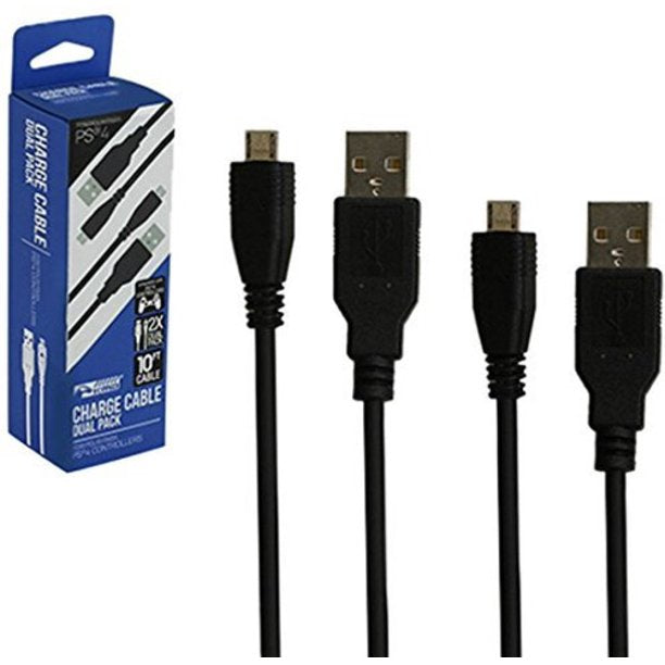 PS4 Charge Cable Dual Pack