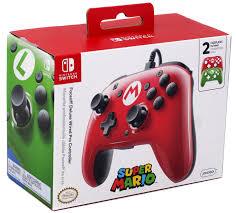 PDP Faceoff Deluxe Wired Controller (Mario) - NSW