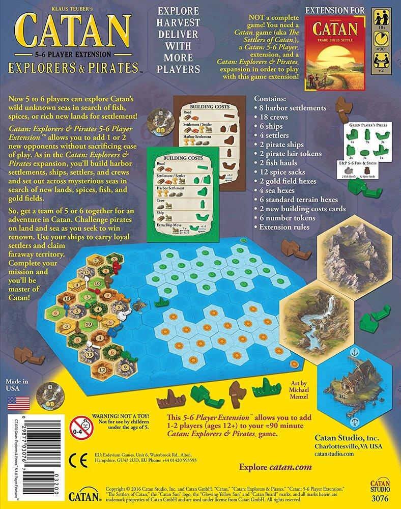 Catan Explorers & Pirates (5-6 Player Expansion)