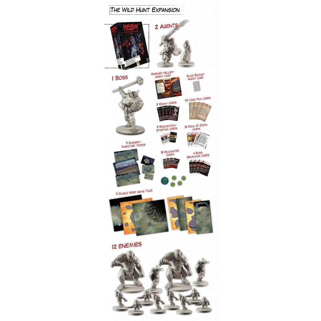 Hellboy: The Board Game - The Wild Hunt Expansion