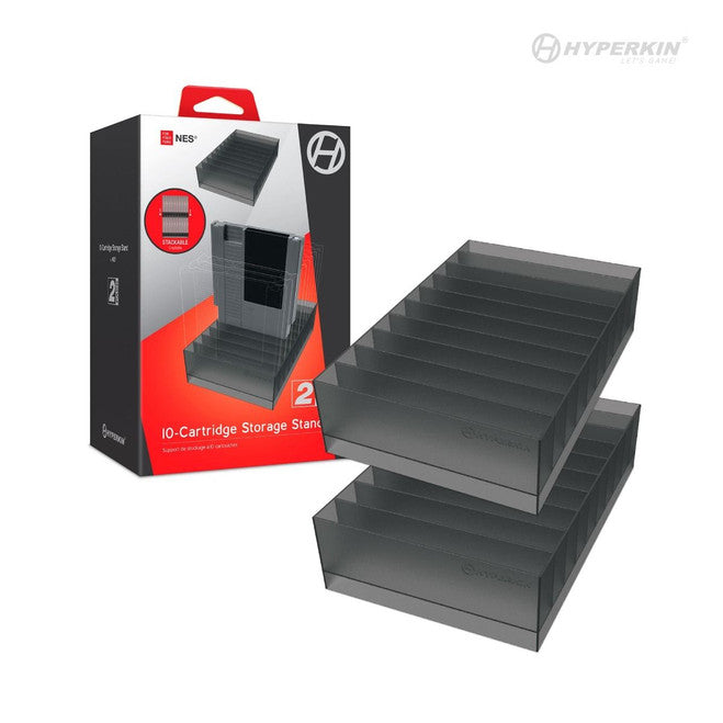 10-Cartridge Storage Stand (2 Pack) For NES
