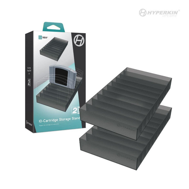 10-Cartridge Storage Stand (2 Pack) For N64
