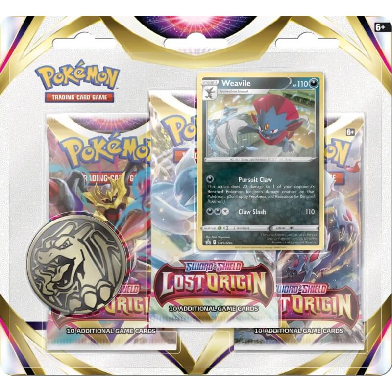 Pokemon TCG - Lost Origin 3-Pack Blister