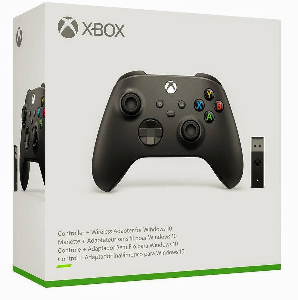 XBOX CONTROLLER W/ WIRELESS ADAPTER FOR WIN10 PC