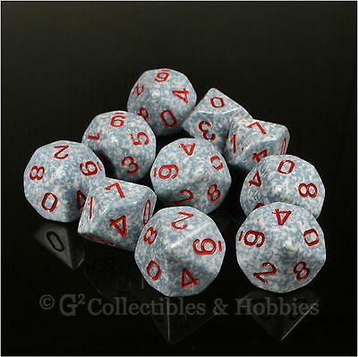 Dice - D10 Tube (Elemental: Air)