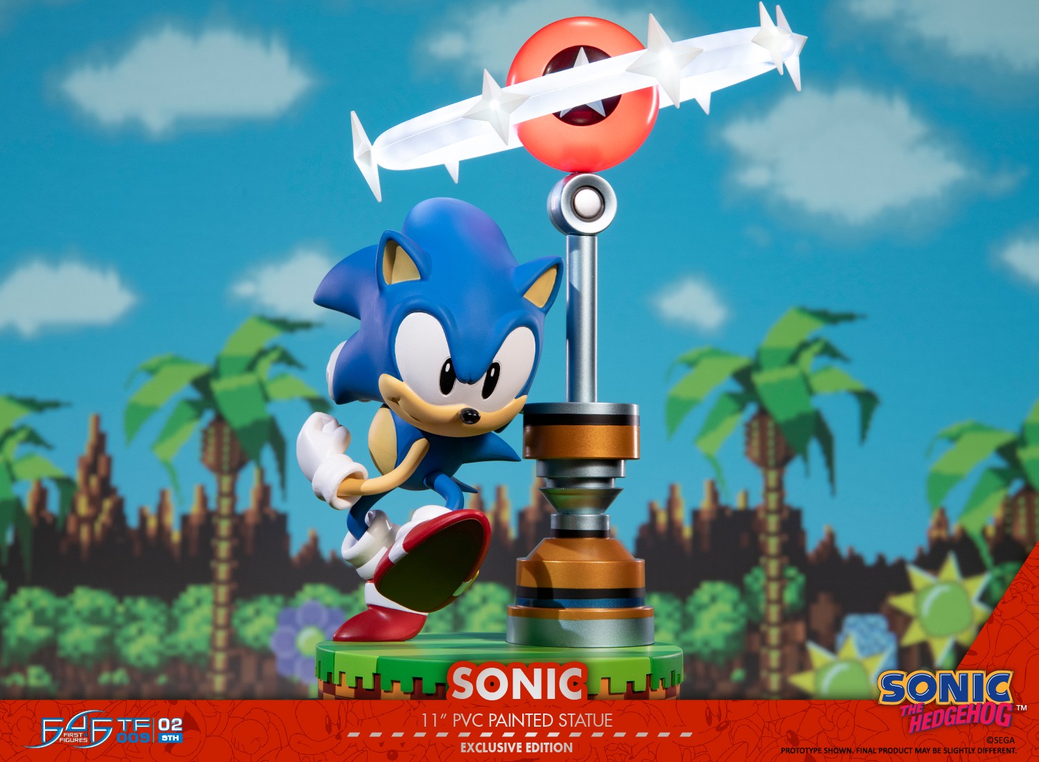 SONIC THE HEDGEHOG: SONIC EXCLUSIVE EDITION 11" PVC FIGURE